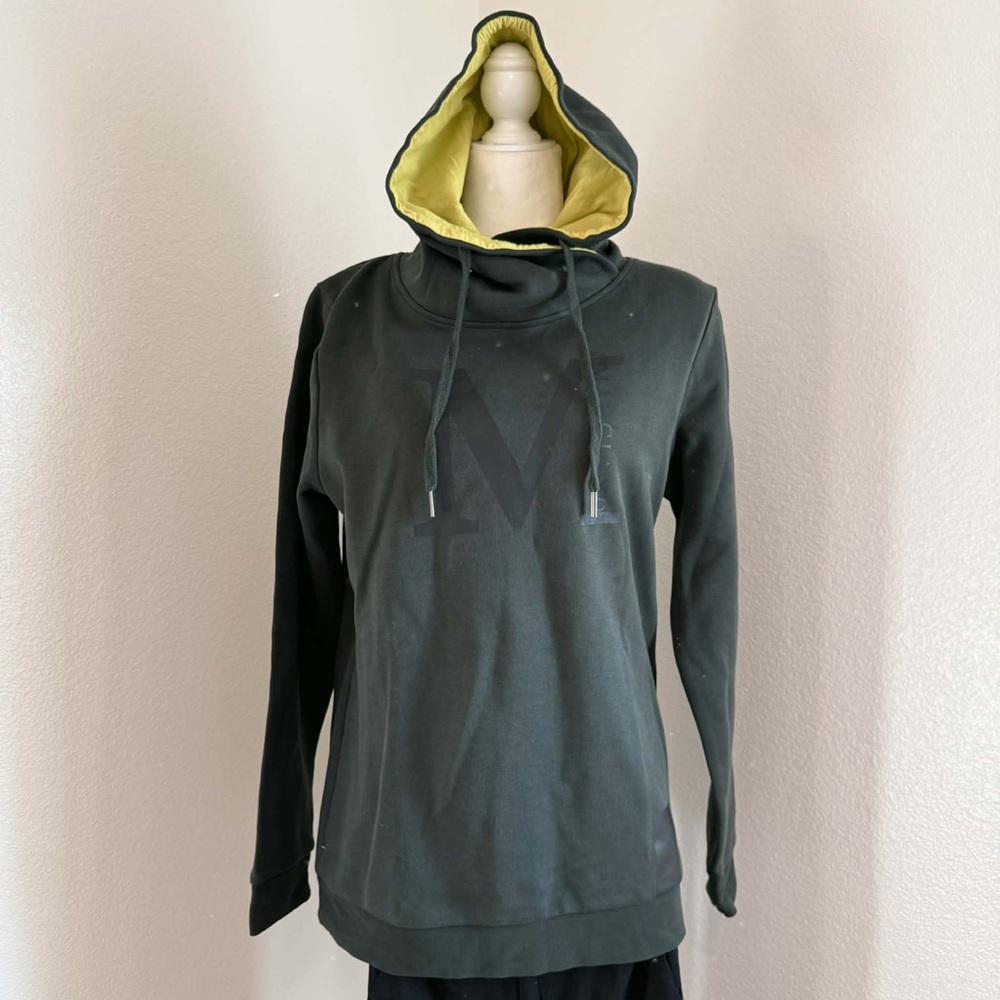 Marciano Black Hoodie with Lime Green Interior